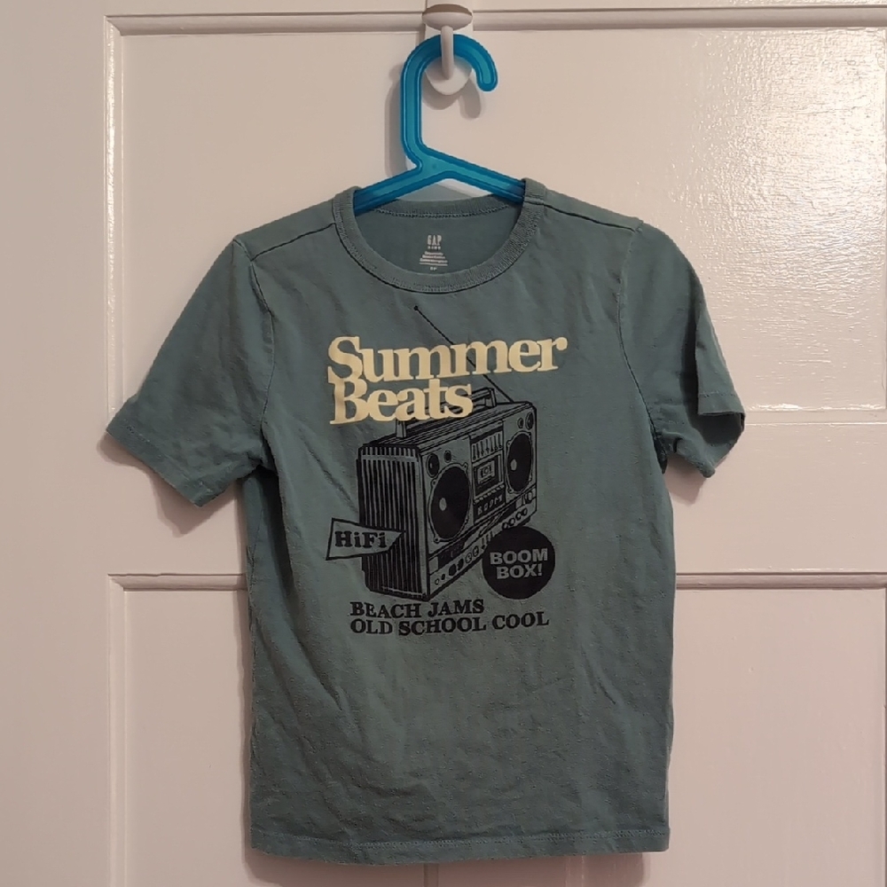 GAP Kids Blue 'Summer Beats' Short Sleeve Tee